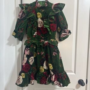 Dolce & Gabbana Vibrant Green Dress